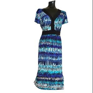 Apt. 9 Blue and Black Dress Sz XL